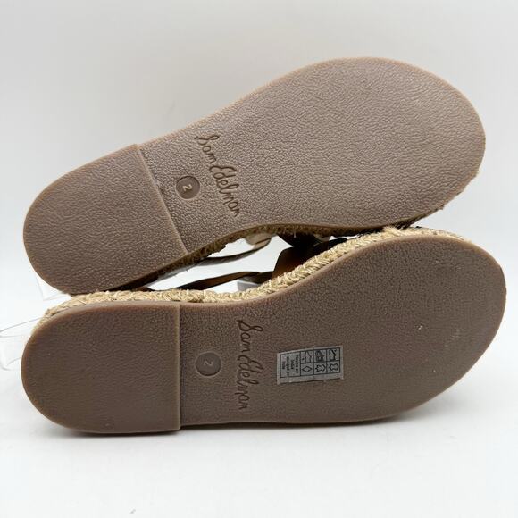 Sam Edelman Kids Kora Sandals US 2 M EU 33.5 Brown Leather NIB - Picture 10 of 11